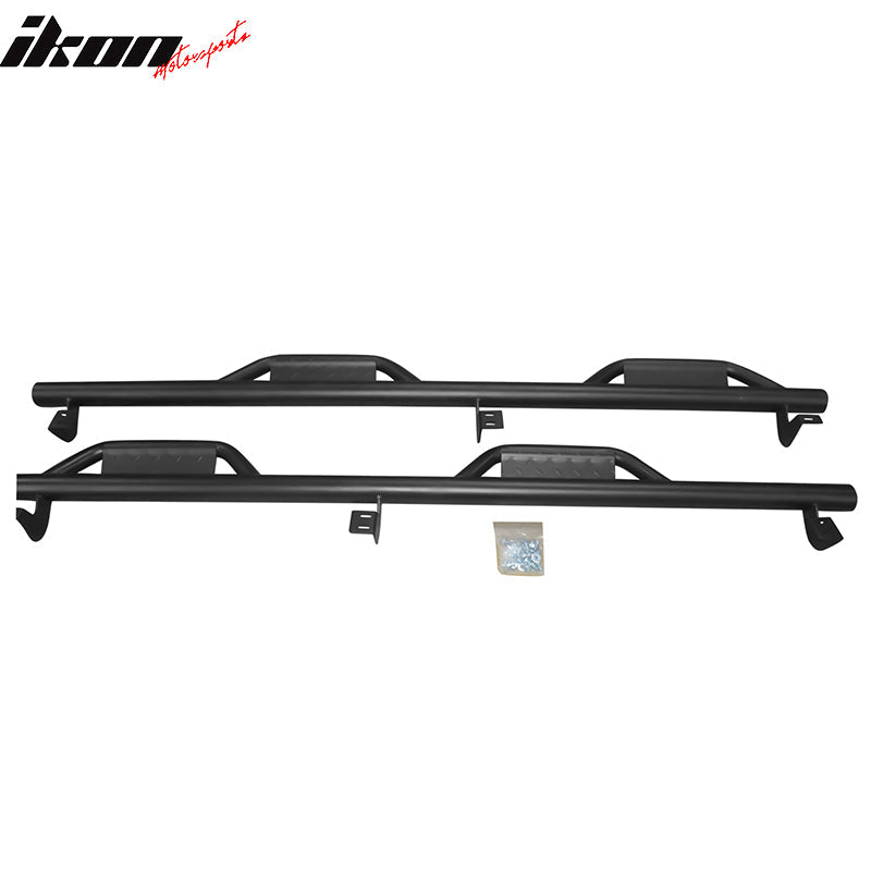 2005-2022 Toyota Tacoma Crew Cab Black Running Boards Side Step Bars