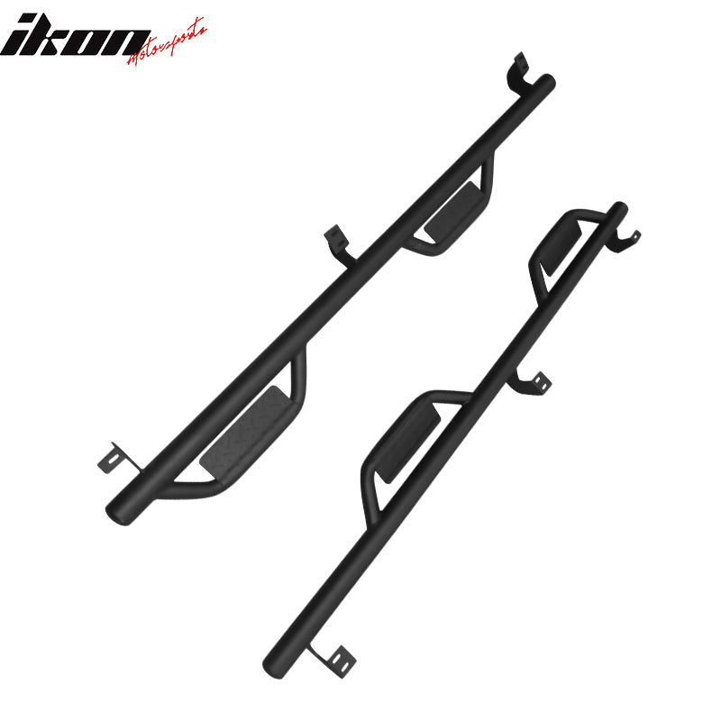 2005-2022 Toyota Tacoma Crew Cab Black Running Boards Side Step Bars