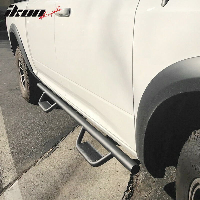 2009-2018 Dodge Ram 1500 2500 Quad Cab Black Running Boards Nerf Bars