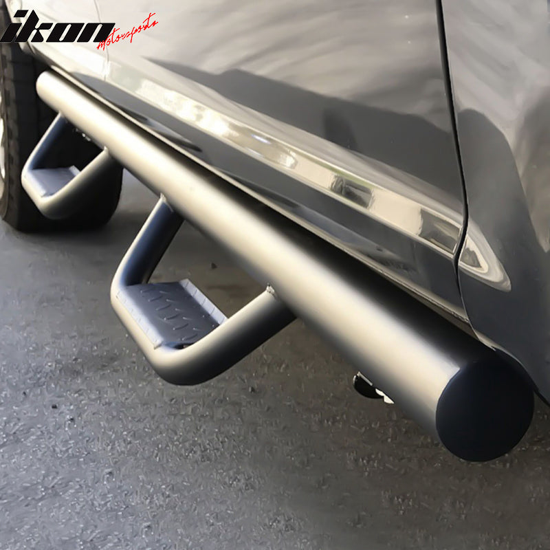 2009-2014 Ford F150 Super Crew Cab Black Running Boards Side Step Bar
