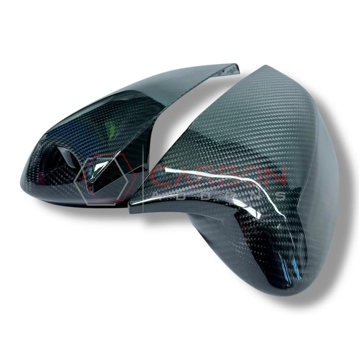 C8 Corvette Carbon Fiber M-Style Side View Mirror Cap Covers