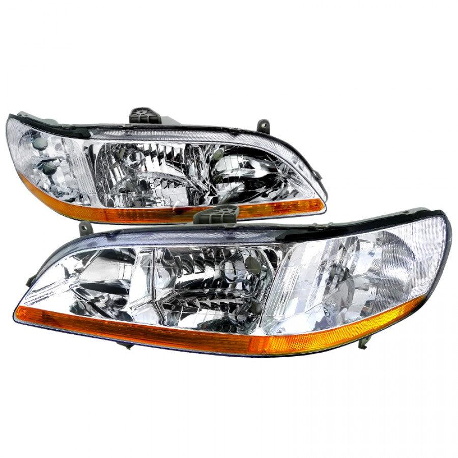 Spec-D OEM Replacement Headlights Honda Accord (98-02) Euro Style - Black or Chrome
