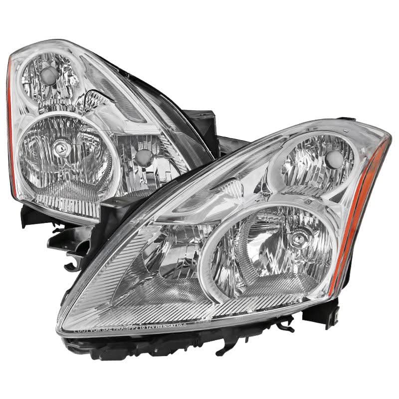 Spec-D OEM Replacement Headlights Nissan Altima (2010-2011-2012) Black or Chrome