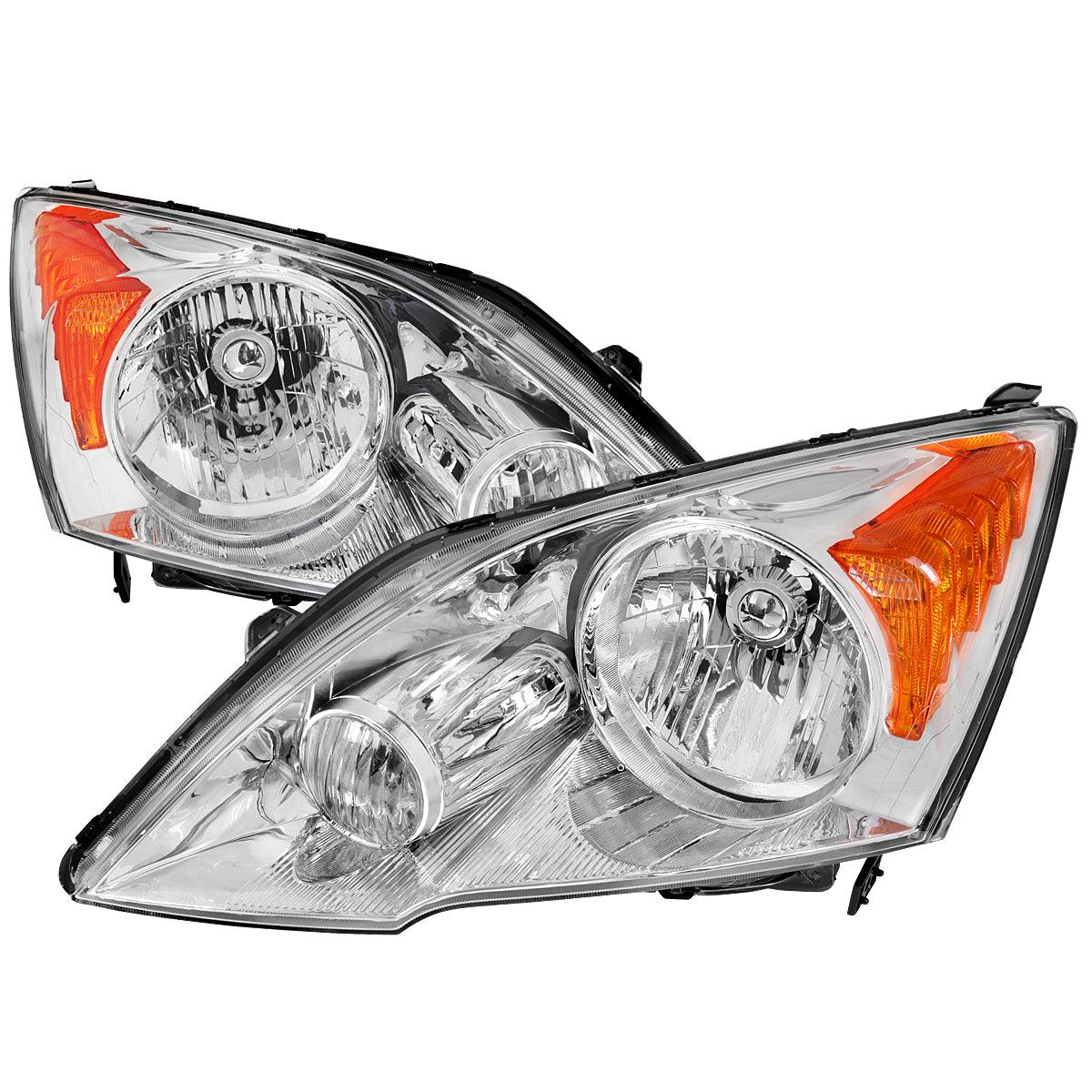 Spec-D Headlights Honda CRV (07-11) OEM Replacement w/ Amber Corners