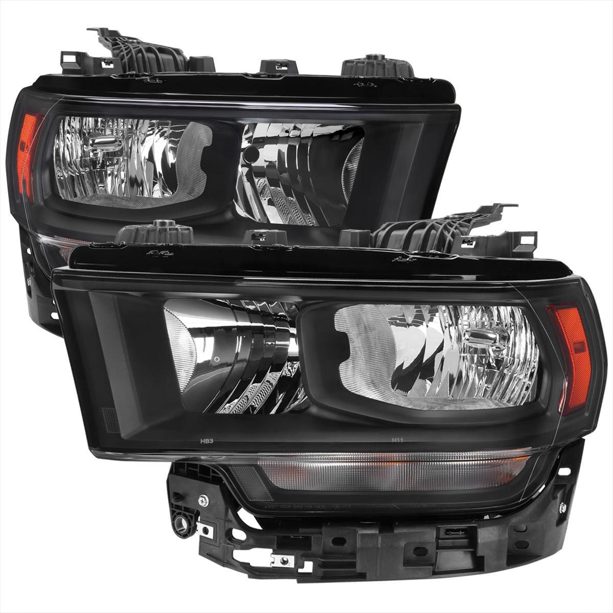 Spec-D Replacement Headlights Ram 2500 3500 (2019-2023) Chrome / Black
