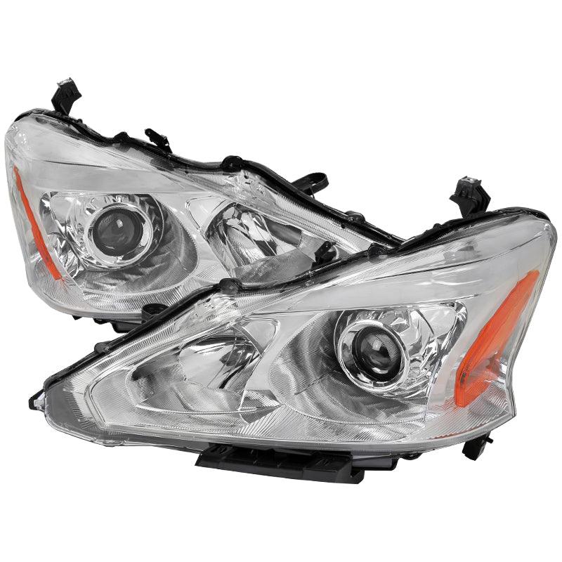 Spec-D Projector Headlights Nissan Altima Sedan (2013-2015) Black or Chrome