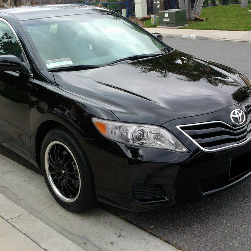 Spec-D OEM Replacement Headlights Toyota Camry (2010-2011) Black / Chrome