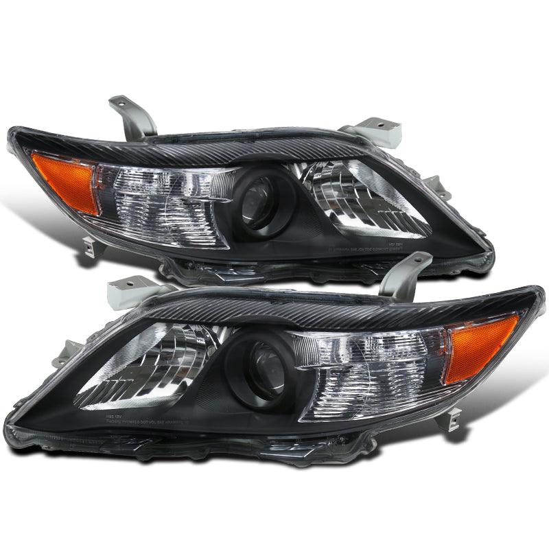 Spec-D OEM Replacement Headlights Toyota Camry (2010-2011) Black / Chrome