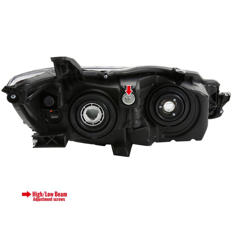 Spec-D Projector Headlights Toyota Camry (2015-2017) Black, Chrome or Chrome