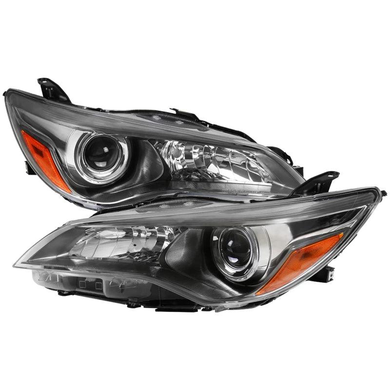 Spec-D Projector Headlights Toyota Camry (2015-2017) Black, Chrome or Chrome