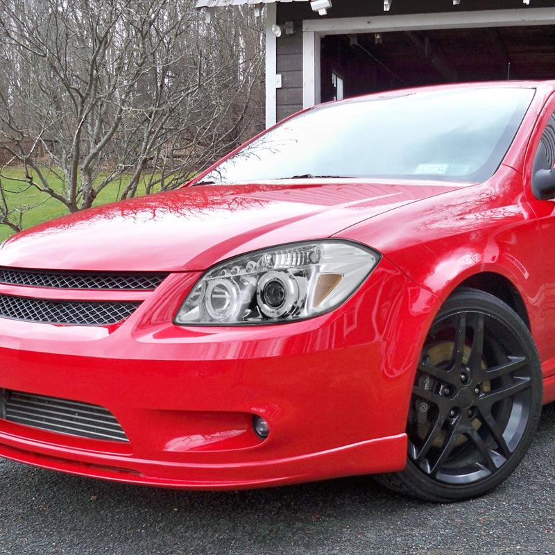 Spec-D Projector Headlights Chevy Cobalt / G5 (05-10) Dual Halo LED - Chrome or Black