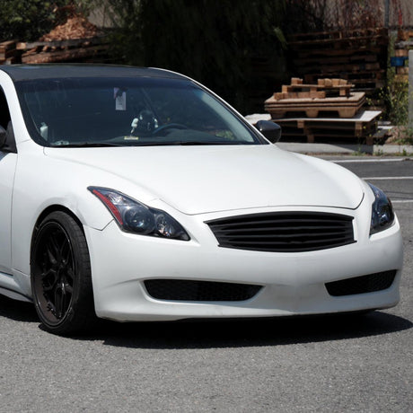 Infiniti G37 Coupe Projector Headlights with DRL LED Sequential Signal - Black / Chrome / Smoked (2008 - 2013) - K2 Industries