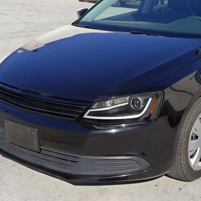 Spec-D Projector Headlights VW Jetta MK6 (2011-2018) w/ LED DRL Black or Chrome