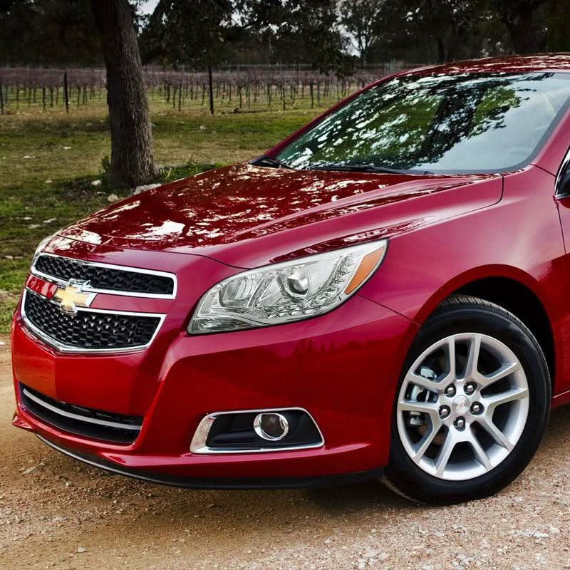 Spec-D OEM Replacement Headlights Chevy Malibu (2013-2014-2015) Black / Chrome