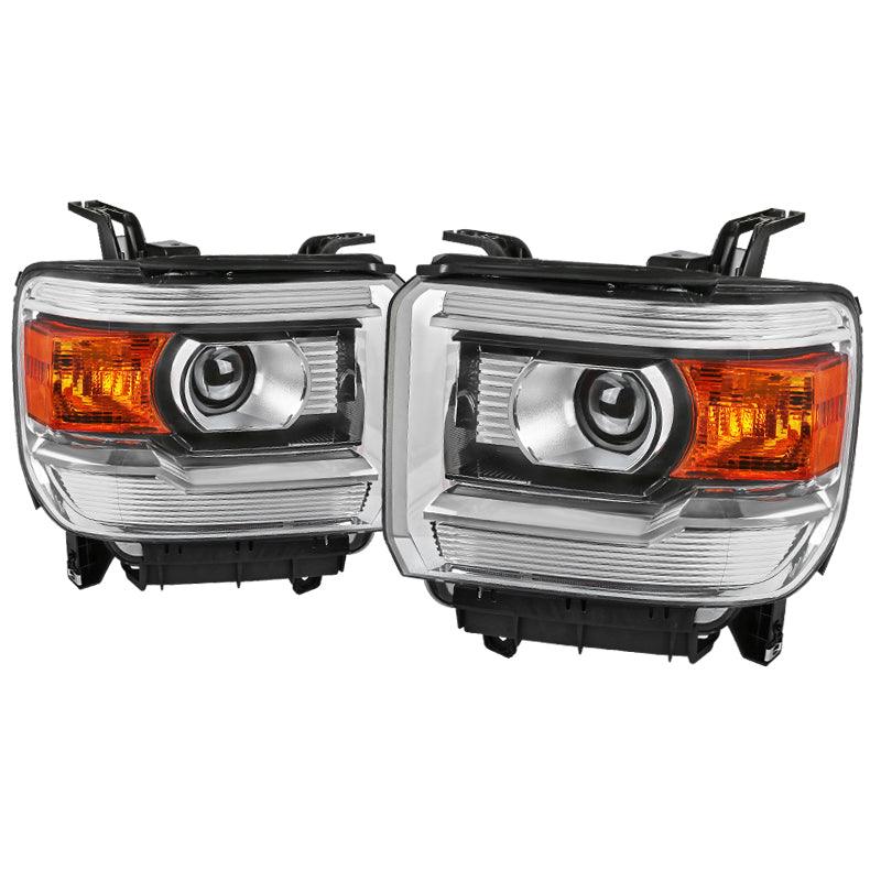 Spec-D Projector Headlights GMC Sierra 1500 (2014-2018) 2500/3500 HD (15-19) Black or Chrome