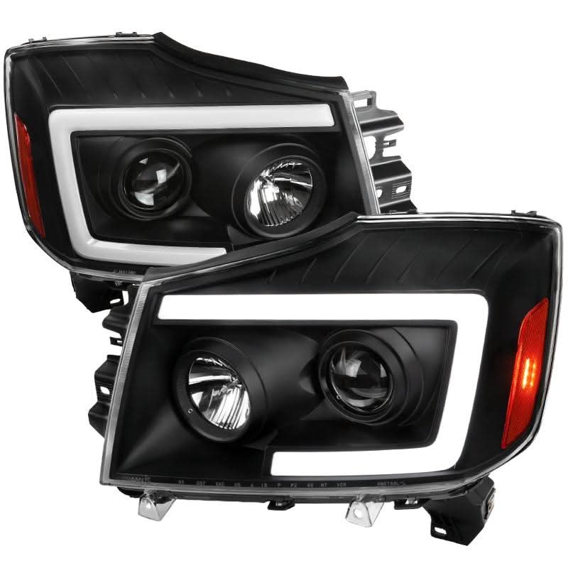 Spec-D Projector Headlights Nissan Titan (04-15) Armada (04-07) Sequential LED DRL