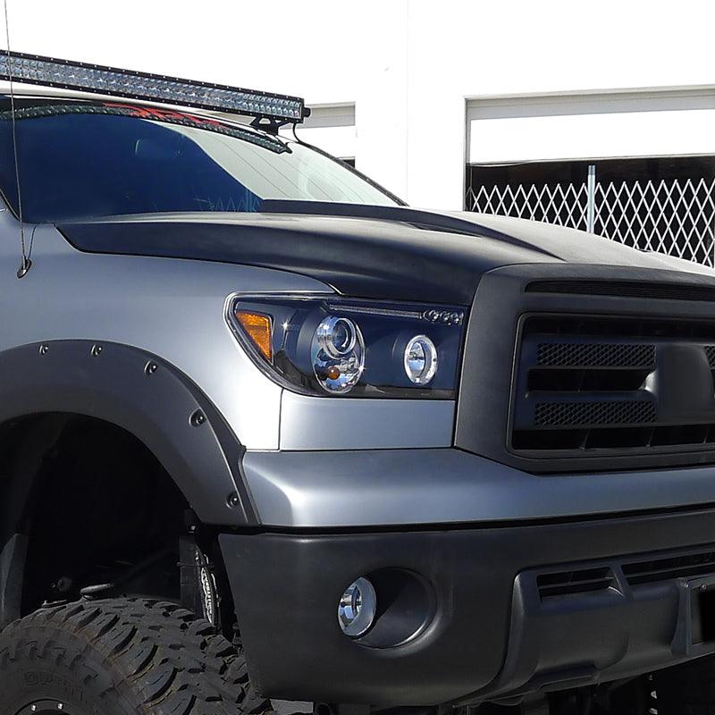 Spec-D Projector Headlights Toyota Tundra (07-13) Sequoia (08-14) LED Halo - Black or Chrome