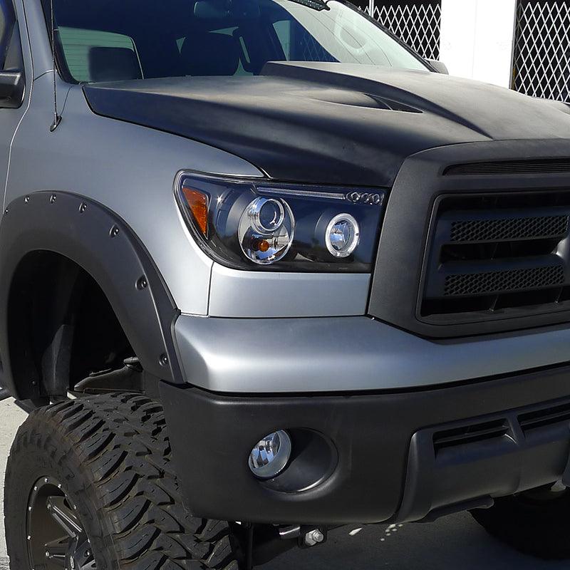 Spec-D Projector Headlights Toyota Tundra (07-13) Sequoia (08-14) LED Halo - Black or Chrome