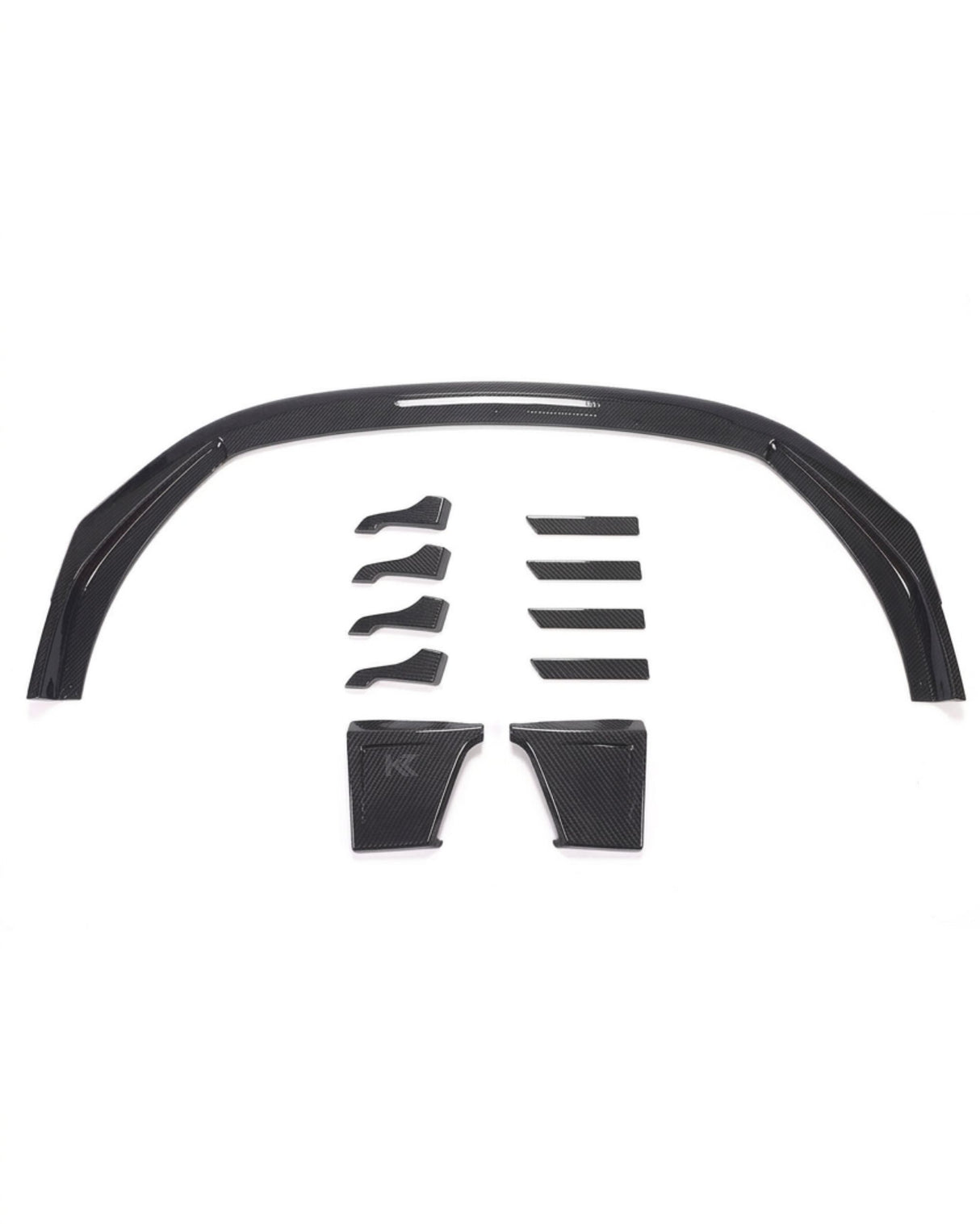 2019 Audi RS4 B9 Front Center Lip Splitter – Pre-Preg Dry Carbon Fiber