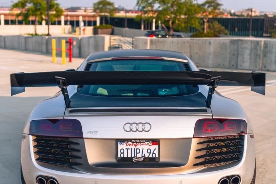 Audi R8 GTC500 Carbon Fiber Adjustable Wing 2006-2014