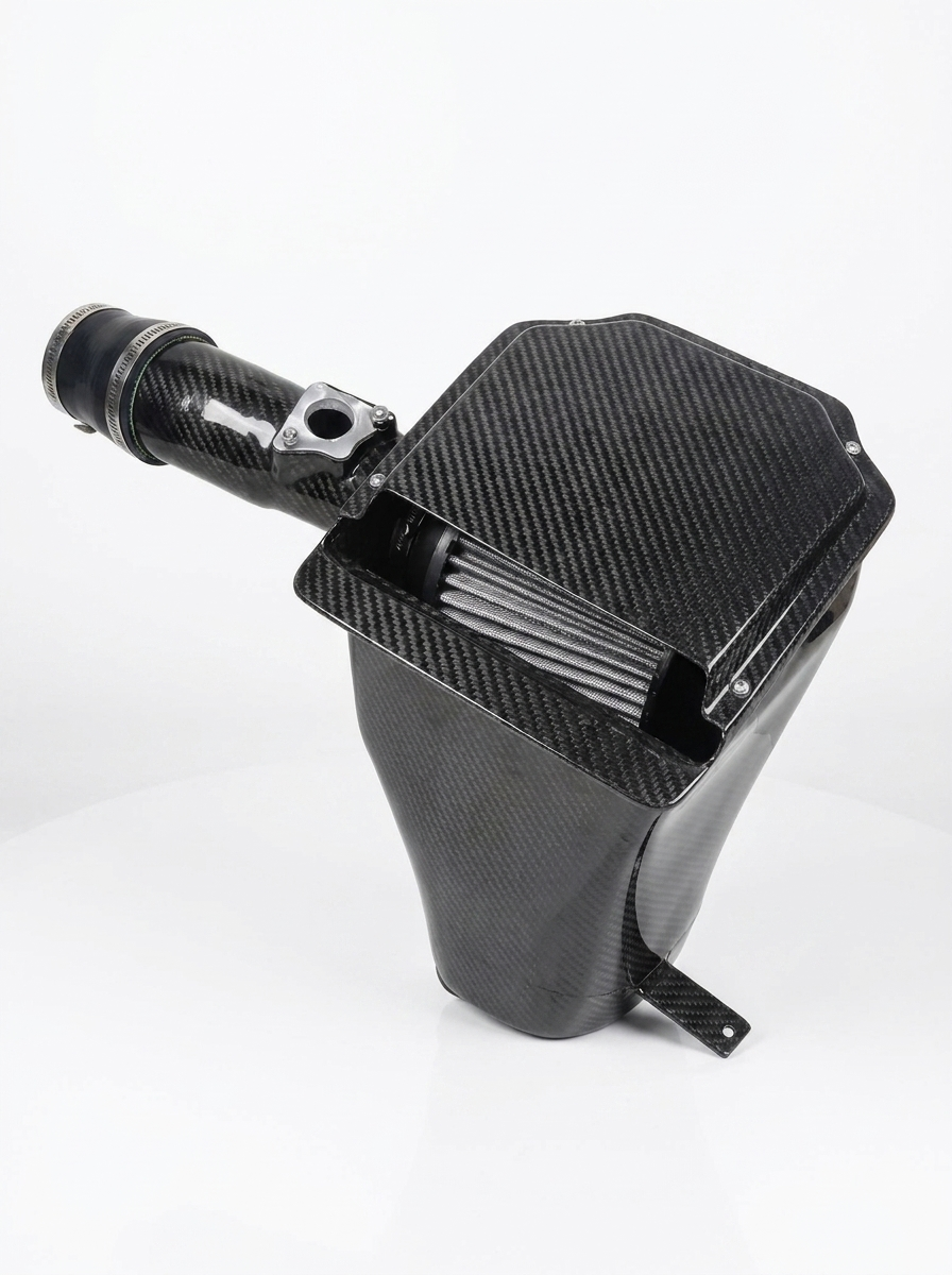 Honda Civic 10th Gen FK7 L15B 1.5T Dry Carbon Fiber High Flow Cold Air Intake System 2016 - 2021 OE KD4239BK