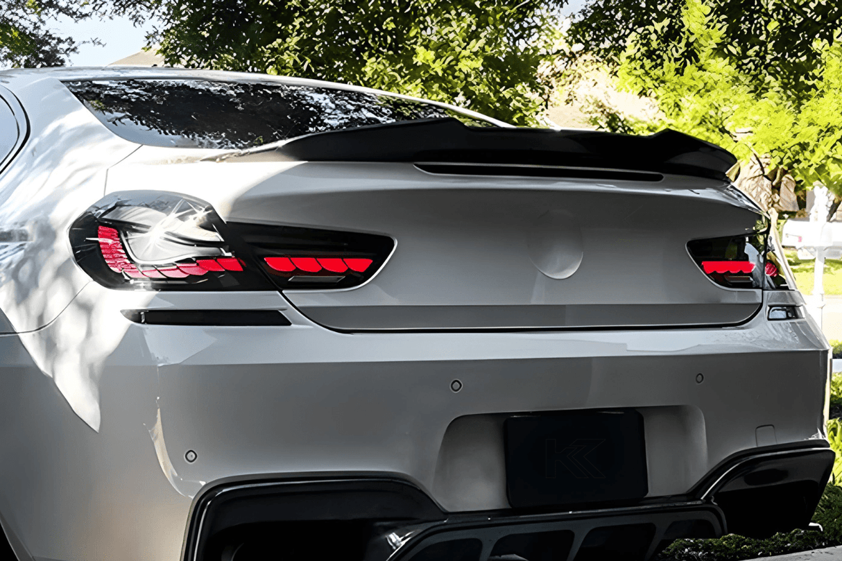 BMW 6 Series F12 F13 F06 Smoke and Red GTS OLED Style Taillights (2011-2018) - K2 Industries