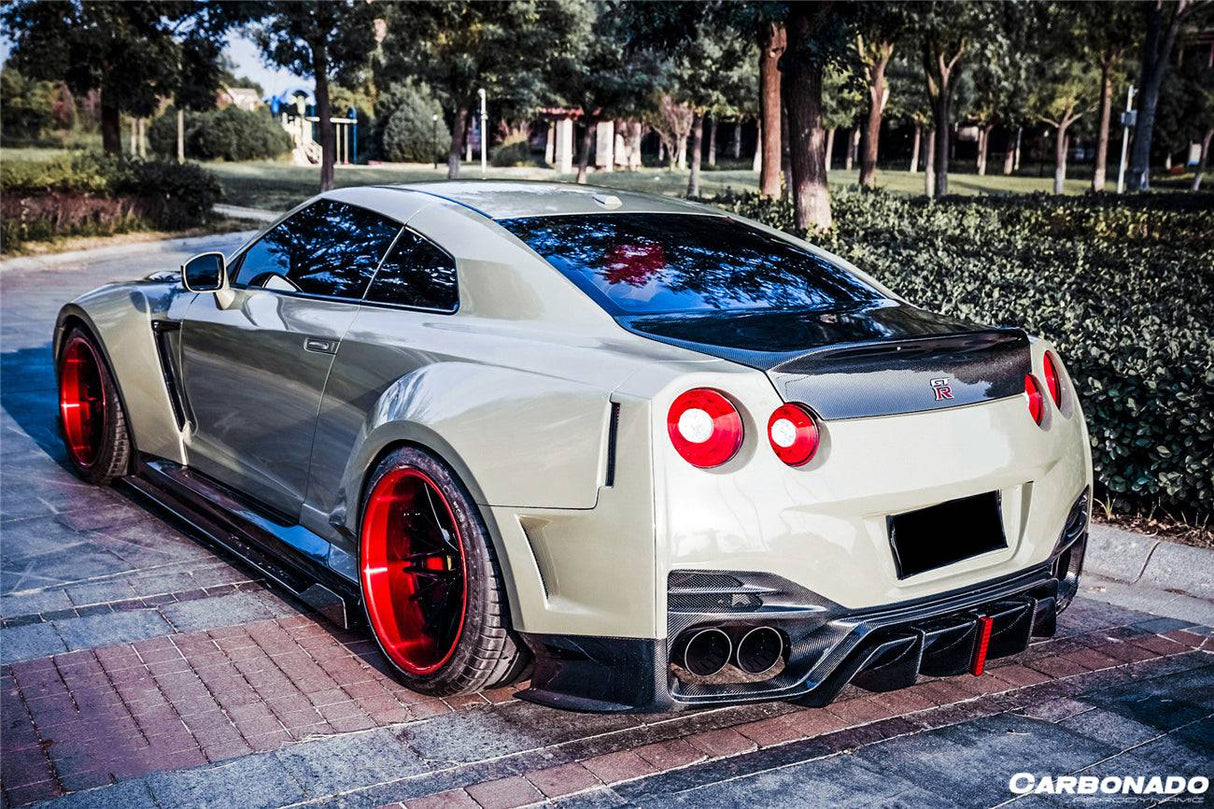 2008-2025 Nissan GTR R35 CBA DBA EBA DLK Style Carbon Fiber Trunk