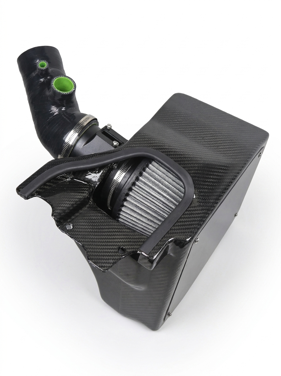 Honda Civic Type R FK8 K20C1 2.0T Dry Carbon Fiber High Flow Cold Air Intake System 2017 - 2021 OE KD4240BK