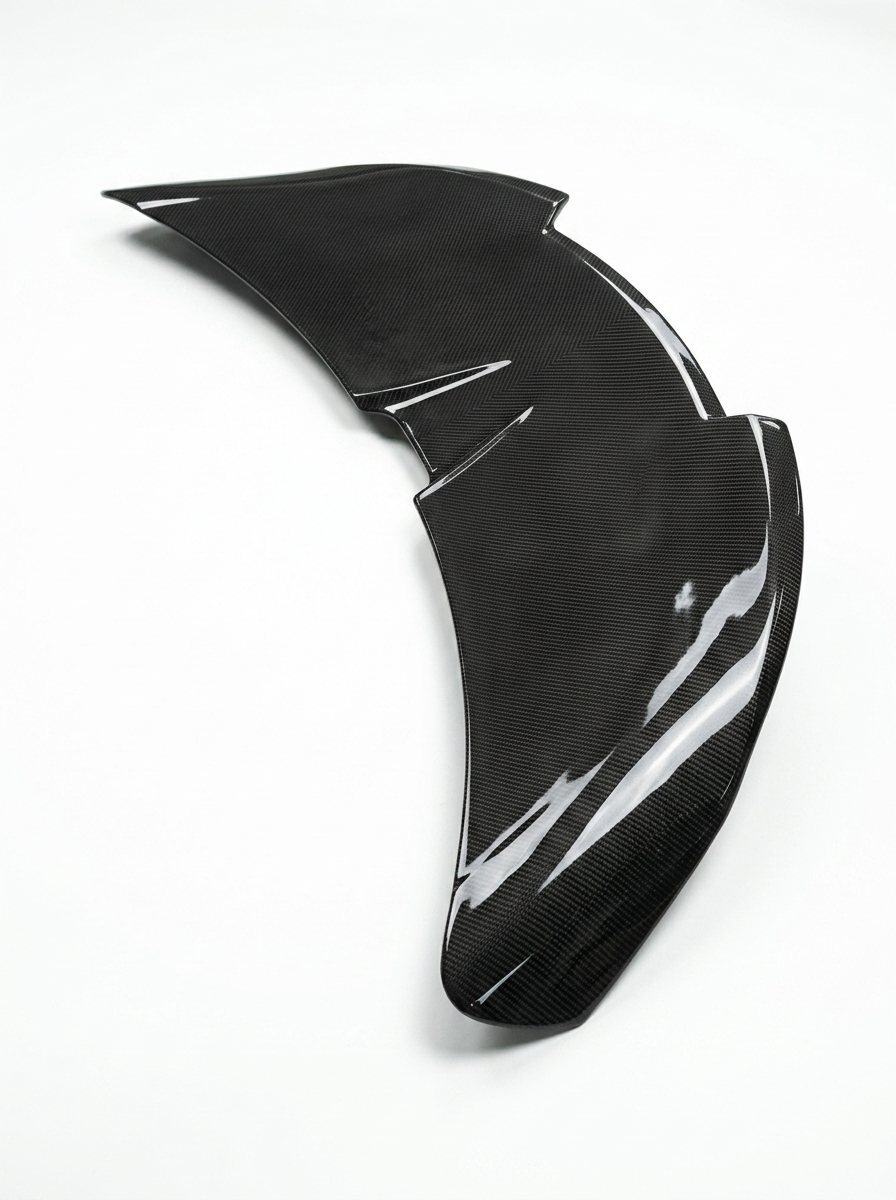 McLaren 720S Spider Dry Carbon Fiber Rear Spoiler Wing Polished Finish 2017 - 2019