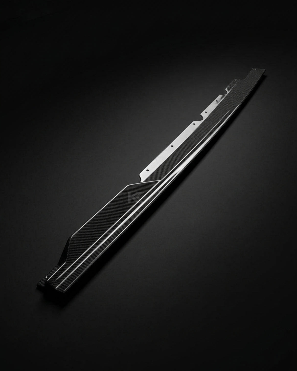 2019–2023 Audi R8 V10 Coupe Side Skirt Extensions – Prepreg Dry Carbon Fiber