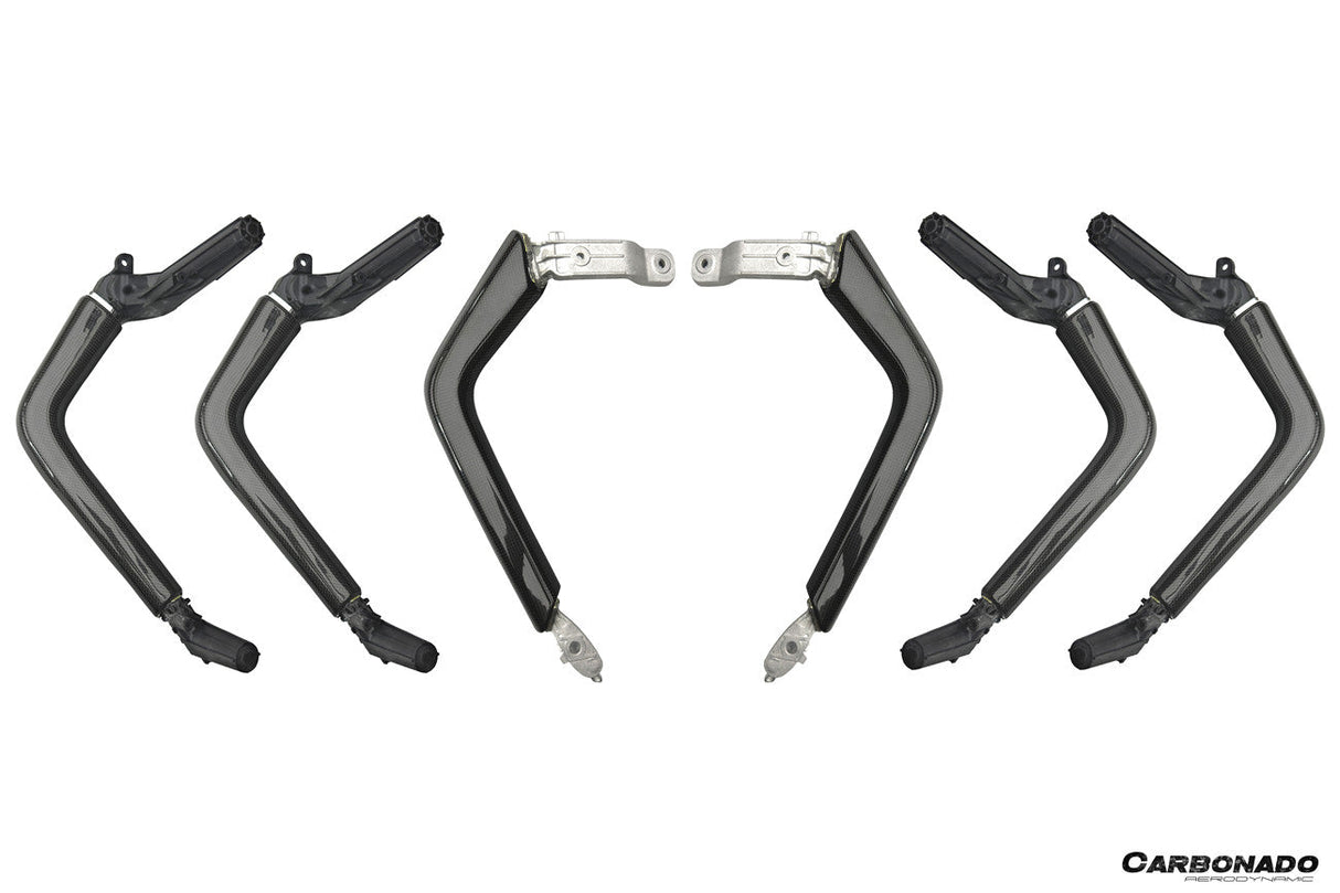 2018-2026 Porsche Cayenne 9Y0 OE Style Autoclave Carbon Fiber Inner Door Handle | Fits S, Coupé, E-Hybrid, GTS, Turbo, Turbo GT
