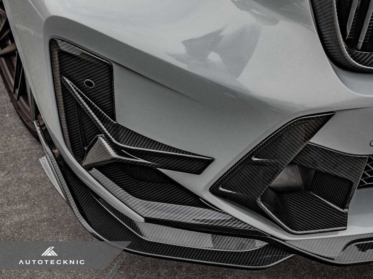 AutoTecknic Dry Carbon Front Bumper Trim Set - F97 X3M LCI | F98 X4M LCI