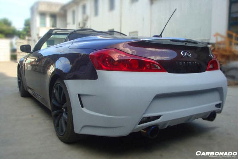 2008-2015 Infiniti Convertible ELT Style Rear Bumper | Fit G37,G37S, Q60