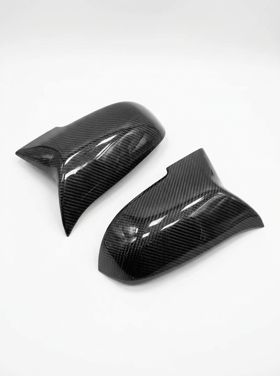 BMW 1 & 2 Series F20 F21 F22 F32 F87 M135i M140i M Style Carbon Fiber Side Mirror Covers (2012 - 2019)