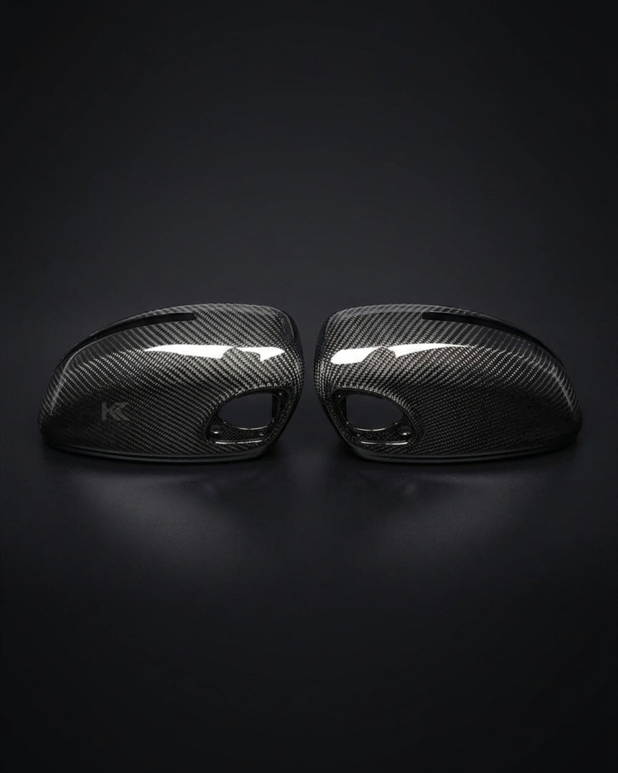 2008–2014 Audi R8 / 2008–2012 Audi TT Side Wing Mirror Covers – Carbon Fiber