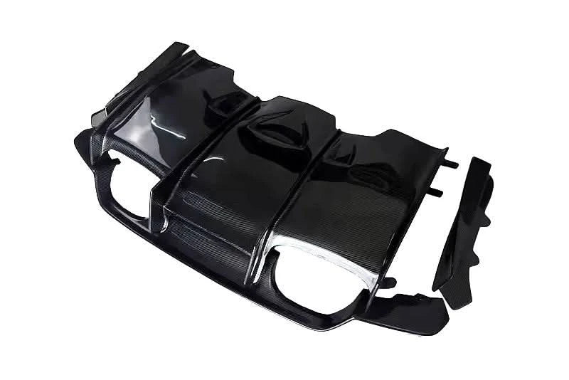 BMW 3 Series F80 F82 M3 M4 PSM Style Carbon Fiber Rear Diffuser Under Tray (2015 - 2020) - K2 Industries