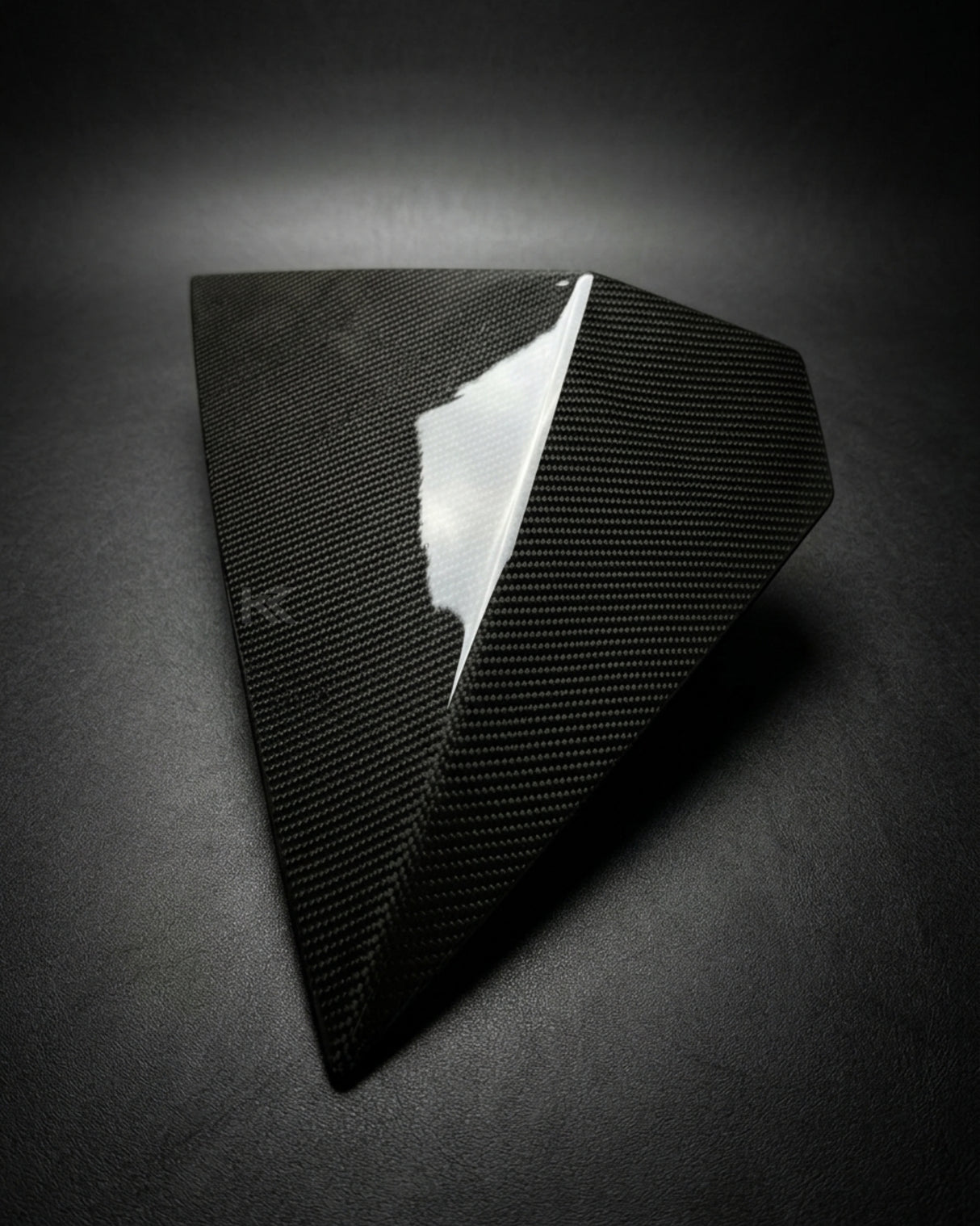 2011–2017 Lamborghini Aventador Rear Hood Trim – Dry Carbon Fiber