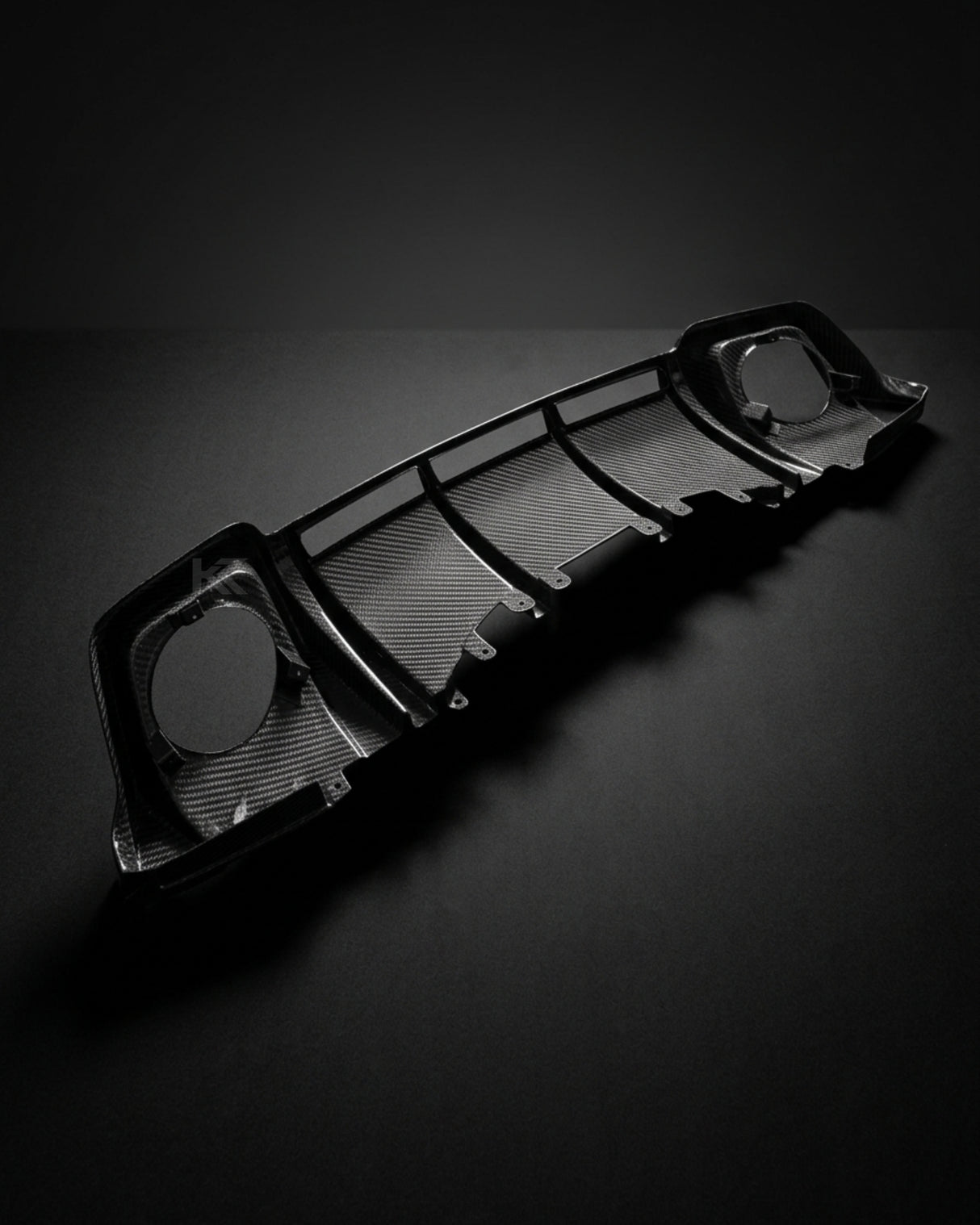 2019–2023 Audi R8 V10 Coupe Rear Bumper Diffuser Lip – Prepreg Dry Carbon Fiber