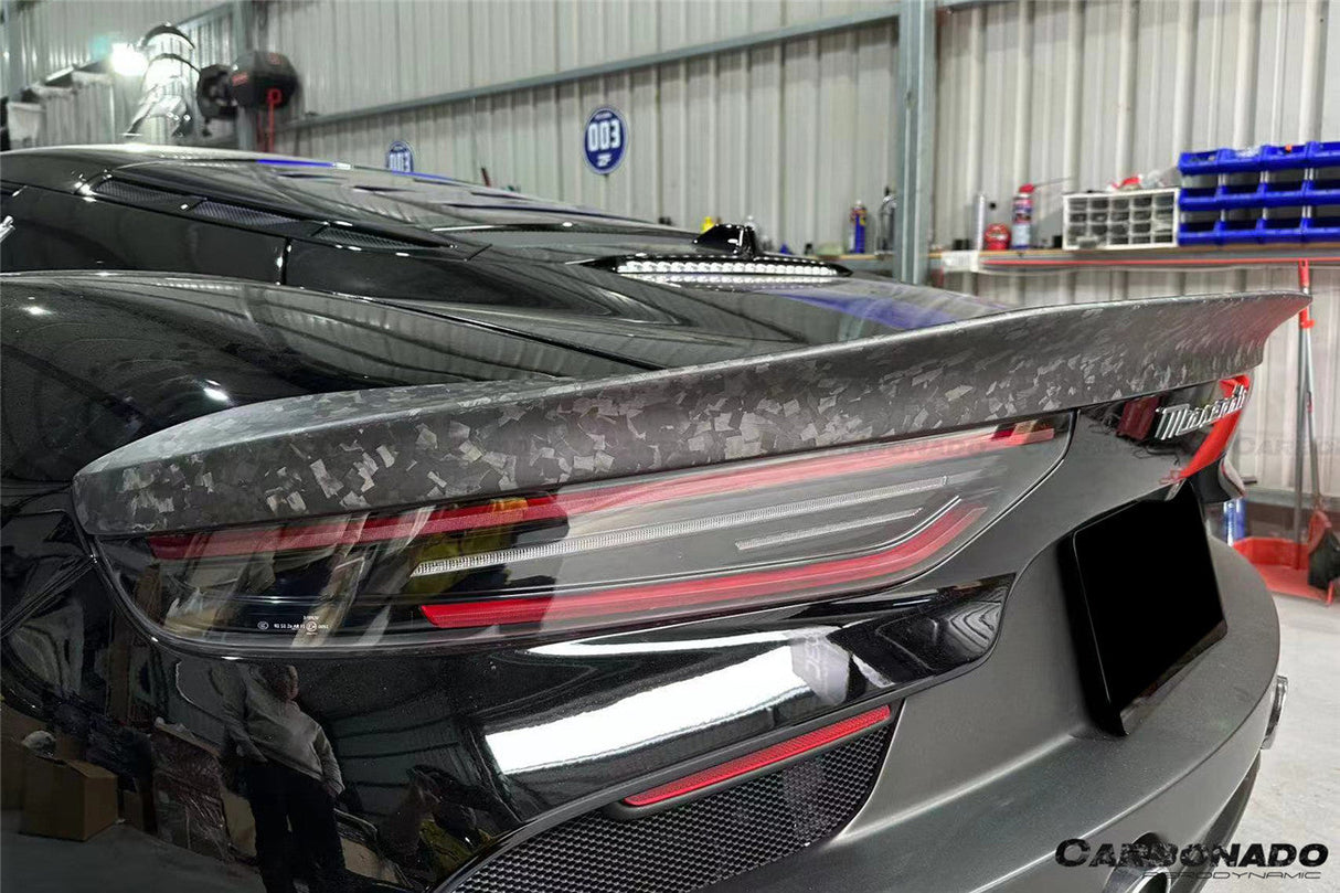 2020-UP Maserati MC20 MCPura SVD Style Dry Carbon Fiber Trunk Spoiler Wing