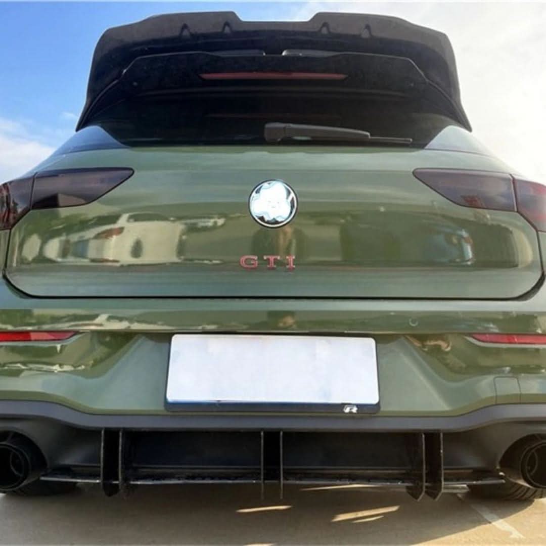 Carbon Fiber Rear Wing Spoiler – VW Golf 8 GTI Aerodynamic Kit
