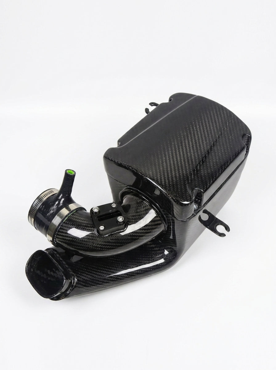 Honda Jazz Fit GK5 L15B 1.5L Dry Carbon Fiber High Flow Cold Air Intake System 2015 - 2020 OE KD4238BK