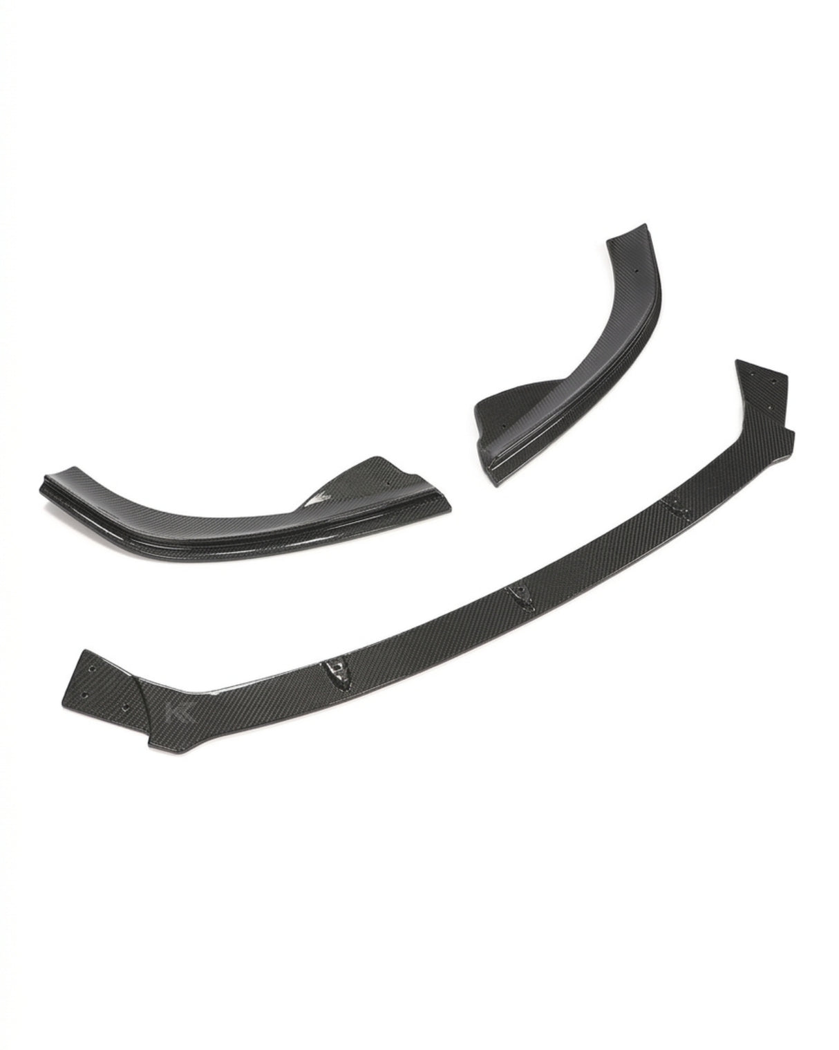 2013–2015 Volkswagen Jetta GLI Front Bumper Splitters – Carbon Fiber