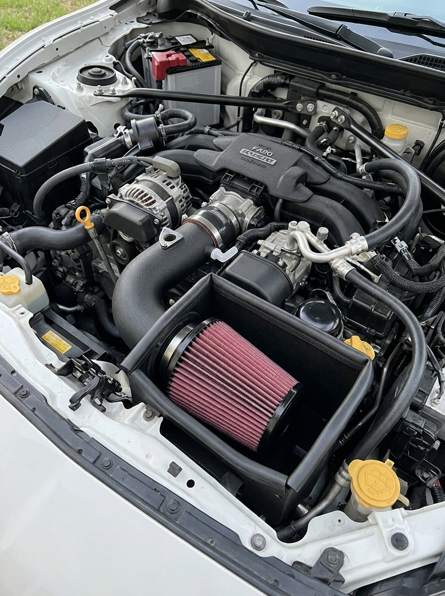 Toyota GT86 86 FRS Subaru BRZ ZC6 ZN6 FA20 2.0L High Flow Cold Air Intake System with Heat Shield 2013 - 2020 OE EF4251Z