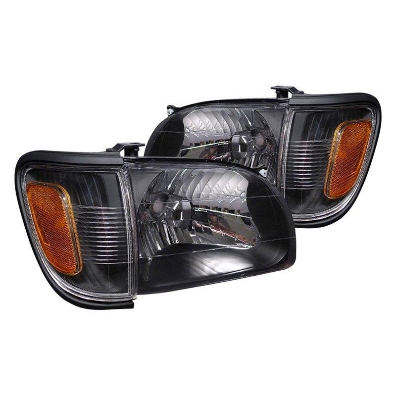 Spec-D OEM Replacement Headlights Toyota Tacoma (01-04) Black Housing