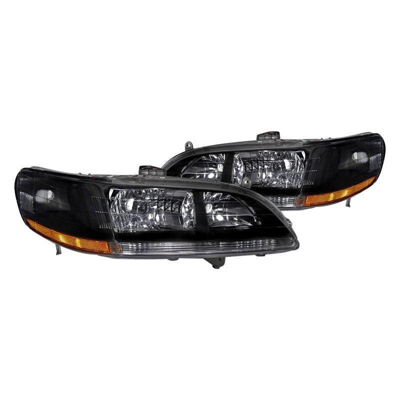 Spec-D OEM Replacement Headlights Honda Accord (98-02) Euro Style - Black or Chrome