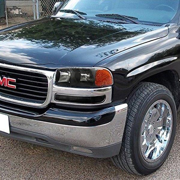 Spec-D OEM Replacement Headlights GMC Sierra (99-06) Yukon (00-06) Black or Chrome