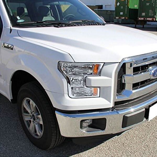 Spec-D OEM Replacement Headlights Ford F150 (2015-2017) Black or Chrome Housing