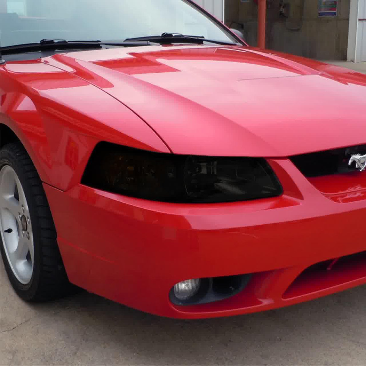 Spec-D OEM Replacement Headlights Ford Mustang SN95 (99-04) Smoked or Clear w/ Amber Reflectors