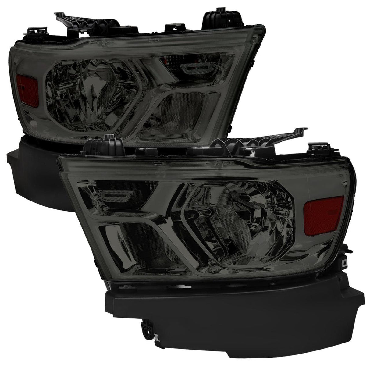 Spec-D OEM Replacement Headlights Ram 1500 (19-23) Chrome / Black / Tinted