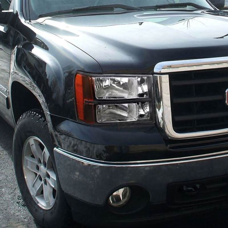 Spec-D OEM Replacement Headlights GMC Sierra (07-14) Matte Black or Chrome Housing